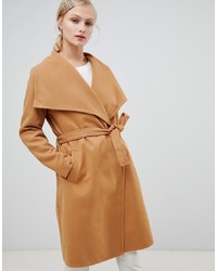 Женское светло-коричневое пальто от Jdy