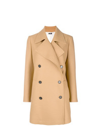 Женское светло-коричневое пальто от Jil Sander Navy