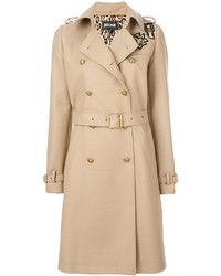 Женское светло-коричневое пальто от Just Cavalli