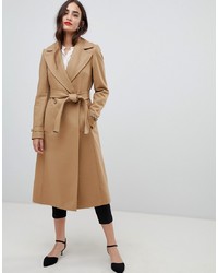 Женское светло-коричневое пальто от Karen Millen