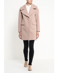 Женское светло-коричневое пальто от LAMANIA