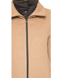 Женское светло-коричневое пальто от Soia & Kyo