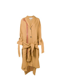 Женское светло-коричневое пальто от Loewe