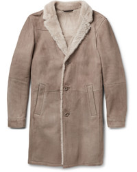 Мужское светло-коричневое пальто от Loro Piana