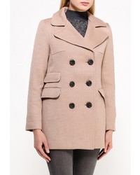 Женское светло-коричневое пальто от LOST INK