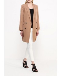 Женское светло-коричневое пальто от Mango