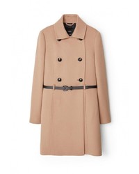 Женское светло-коричневое пальто от Mango