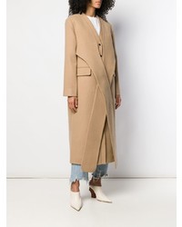 Женское светло-коричневое пальто от Materiel