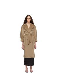 Женское светло-коричневое пальто от Max Mara