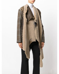 Женское светло-коричневое пальто от Antonio Marras
