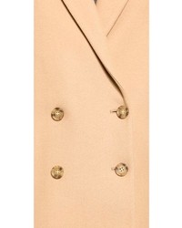 Женское светло-коричневое пальто от Theory