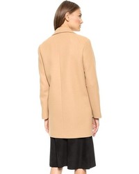 Женское светло-коричневое пальто от Theory