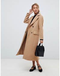 Женское светло-коричневое пальто от New Look