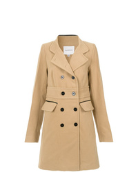 Женское светло-коричневое пальто от Olympiah