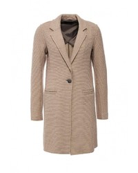 Женское светло-коричневое пальто от Only
