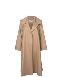 Женское светло-коричневое пальто от Oscar de la Renta