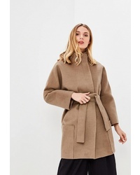 Женское светло-коричневое пальто от Ovelli