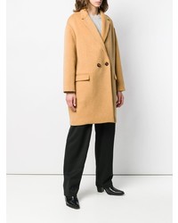 Женское светло-коричневое пальто от Isabel Marant