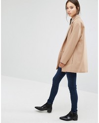 Женское светло-коричневое пальто от French Connection