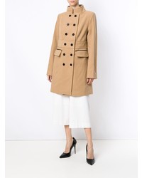 Женское светло-коричневое пальто от Olympiah