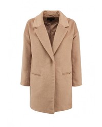 Женское светло-коричневое пальто от QED London