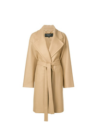 Женское светло-коричневое пальто от Rochas