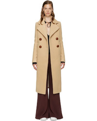 Женское светло-коричневое пальто от See by Chloe