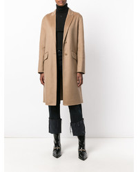 Женское светло-коричневое пальто от Givenchy