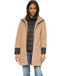 Женское светло-коричневое пальто от Soia & Kyo