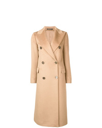 Женское светло-коричневое пальто от Tagliatore