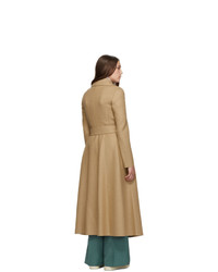 Женское светло-коричневое пальто от Harris Wharf London