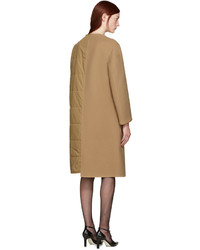 Женское светло-коричневое пальто от Loewe