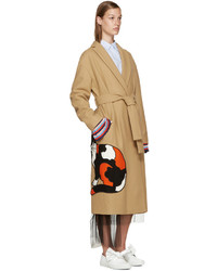 Женское светло-коричневое пальто от MSGM