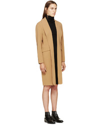 Женское светло-коричневое пальто от Alexander Wang