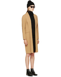 Женское светло-коричневое пальто от Alexander Wang