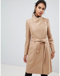 Женское светло-коричневое пальто от Ted Baker