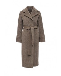 Женское светло-коричневое пальто от Uona