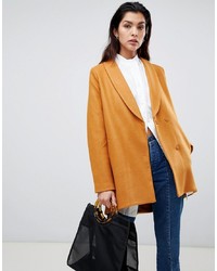 Женское светло-коричневое пальто от Vila