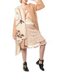 Женское светло-коричневое пальто от Yukostyle