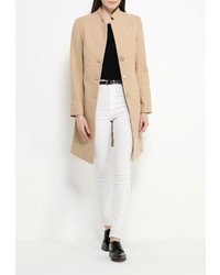 Женское светло-коричневое пальто от Zarina