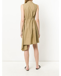 Светло-коричневое платье-миди от Ter Et Bantine