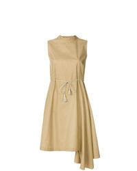Светло-коричневое платье-миди от Ter Et Bantine