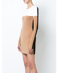 Светло-коричневое платье-свитер от Dvf Diane Von Furstenberg