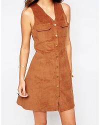 Светло-коричневое платье от Glamorous