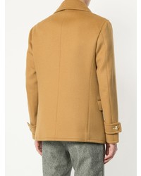 Светло-коричневое полупальто от Loveless