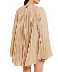Светло-коричневое шелковое платье от Vanessa Seward