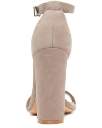 Женские светло-коричневые босоножки из нубука от Schutz