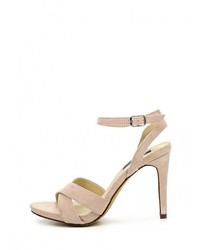 Светло-коричневые босоножки на каблуке от Blink