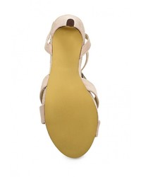 Светло-коричневые босоножки на каблуке от Blink