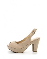 Светло-коричневые босоножки на каблуке от Catherine